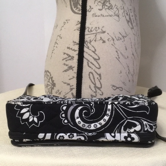 Vera Bradley Turn Lock Shoulder Crossbody Bag in Midnight Paisley - Picture 7 of 13